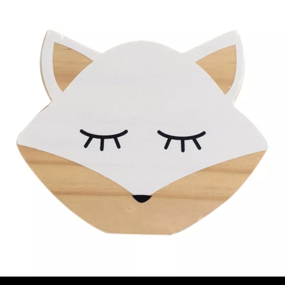 Fox wooden decor